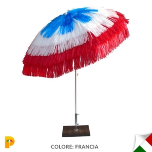 Rafia parasol France colors