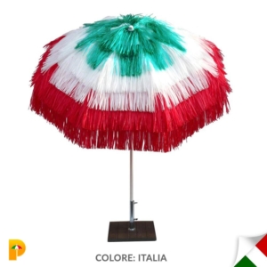 Rafia parasol Italy colors