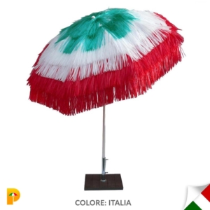 Rafia parasol Italy colors