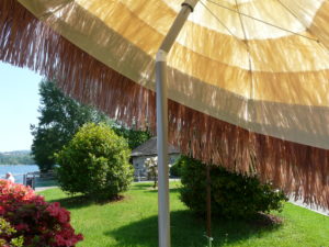 Rafia round parasols - Tulum
