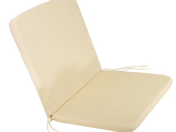 Low cushions for chairs